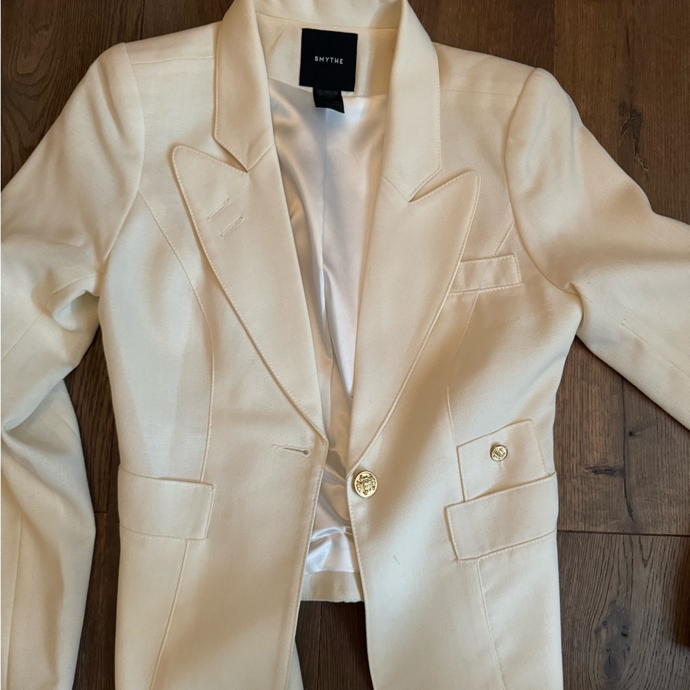 Smythe tailored cream blazer